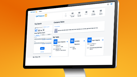 Invoice on desktop